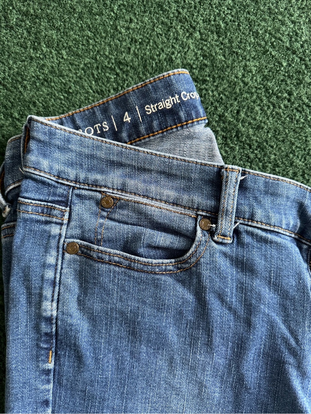 Talbots Light Blue Straight Crop Jeans
